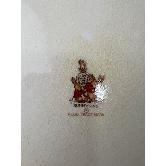 Royal Doulton Bunnykins Bowl Albion Barbara Vernon Sandy Beach - Picture 7 of 8